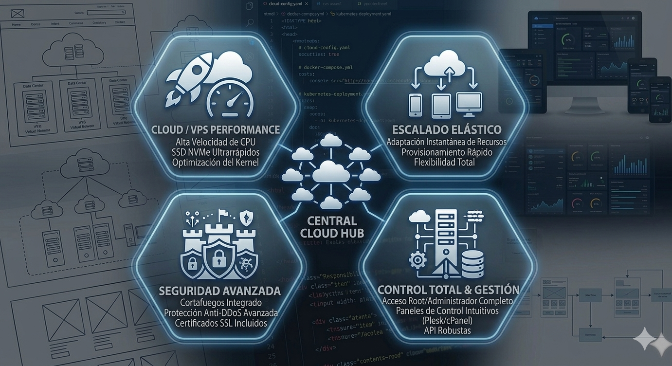 Servidores cloud VPS para instalar Hiopos y teletrabajo